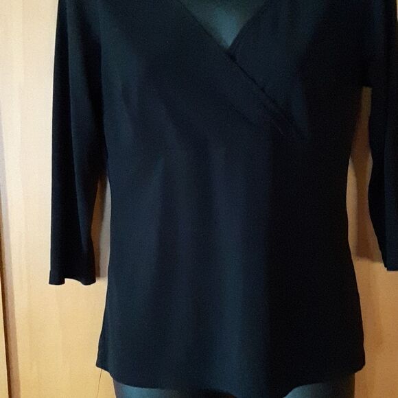 New York & Company Stretch Black Top  Size S - Picture 5 of 14